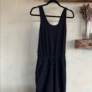 Patagonia black Fleetwith cross back jumpsuit